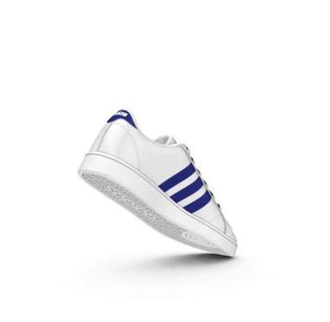 adidas wit met blauwe strepen|Blauwe schoenen .